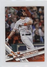 2017 Topps Mini Update Series Orange /25 Derek Fisher #US194 09ai
