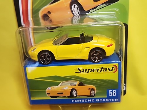 Matchbox 2004 SuperFast Series #56 Porsche Boxster gelb 1/15.000 NOS 🔥G - Bild 5 von 12
