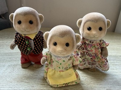 Sylvanian Families Calico Critters im Ruhestand 5214 Affe Spielzeug Familie Figuren
