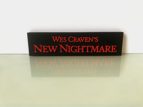 Nightmare on Elm Street logo display retrò Freddys Revenge Dream Warriors Master - Foto 13 di 14