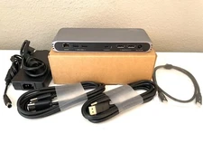Caldigit USB-C Pro Dock w/ PSU + Thunderbolt 3 cable + 2 Displayport cables