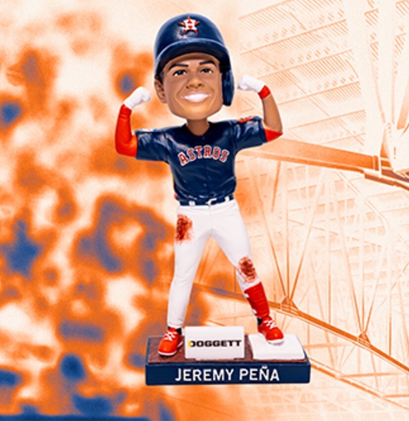 Houston Astros Jeremy Pena Flex Bobblehead SGA - 9/7/24