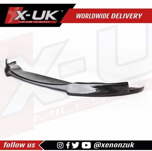 Divisor delantero BMW 3 Series E92 M3 2006-2013 - labio de fibra de carbono estilo V - Imagen 3 de 4