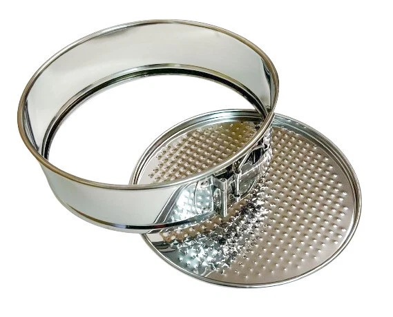 EDELSTAHL SPRINGFORM rostfrei Backform rund Kuchenform Tortenring Käsekuchen - Bild 3 von 4