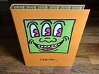 Keith Haring Three Eyed Face 1990 Iconic Pop Art  3 Ring Binder RARE Andy Warhol