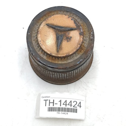 Toyota Celica 70s 80s Vintage Metal Wheel Hub Center Cap Genuine OEM Black/Gold - Picture 14 of 14