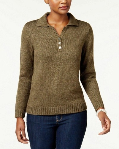 Green Pullover Sweater PL B904 | eBay