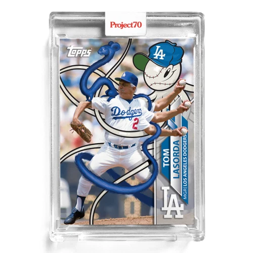 Topps Project70 Card 85 - 2020 Tommy Lasorda by Greg 'CRAOLA' Simkins - PR: 1934