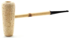 Missouri Meerschaum MacArthur 5-Star Natural Straight Corn Cob Pipe - 5636