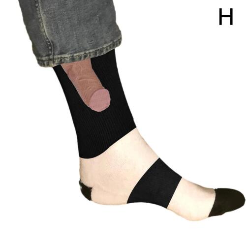 2x Dick Cock Penis Socks For Mens Novelty Joke Funny Prank Socks Show