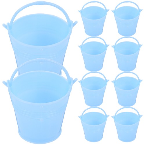 12 Pcs Snack Barrel Candy Box Child Buckets Plastic With Handles - Picture 12 of 12