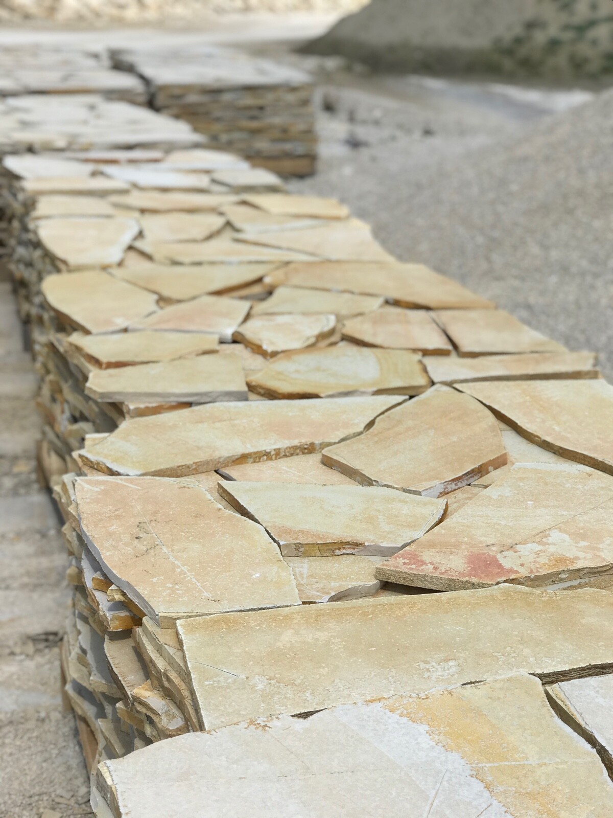 20-30mm Bodenplatten Naturstein Polygonalplatte Terassenplatten Gehweg ...