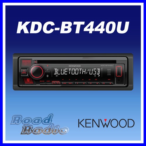 Kenwood KDCBT440U Bluetooth CD Player Car Stereo iPhone Android