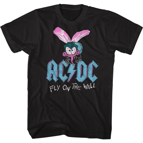 ACDC Fly On The Wall Europatour Konzert 1986 Herren T-Shirt Band Musik Merch - Bild 8 von 9