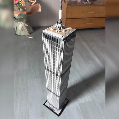 MOC World Trade Center building blocks New York 1:800 Scale FREE FAST SHIPPING - Picture 6 of 17