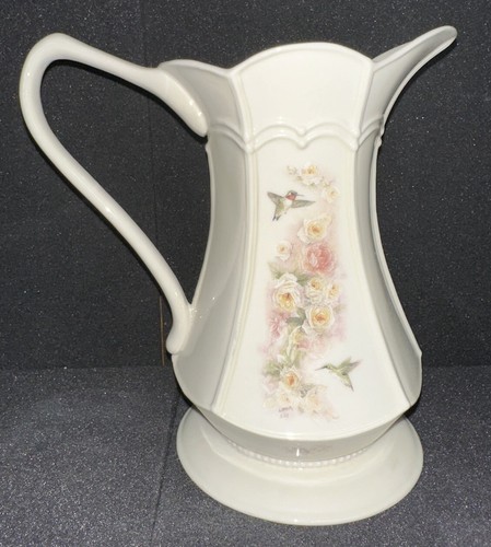 Lena Liu Eternal Spring Creamware Pitcher Limited Edition from Bradford Exchange