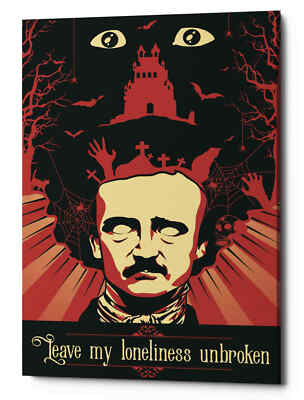 Epic Graffiti 'Poe' Giclee Canvas Wall Art
