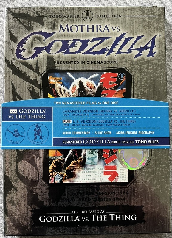 Mothra Vs. Godzilla (DVD, Classic Media, 2007) Both Japanese And U.S. Versions