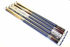 SALE - SET OF 5 POOL CUES New 58" Canadian Maple Billiard Pool Cue Stick 5 FREE