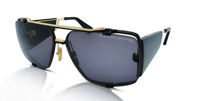 Dita Souliner Zwei DTS136-64-03-Z Matte Schwarz/Gold/Dunkel Grau Sonnenbrillen
