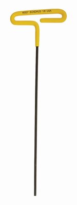 Bondhus 46507 1/8'' Hex Tip Cushion Grip Loop T-Handle, 9.6'', 2 Piece 