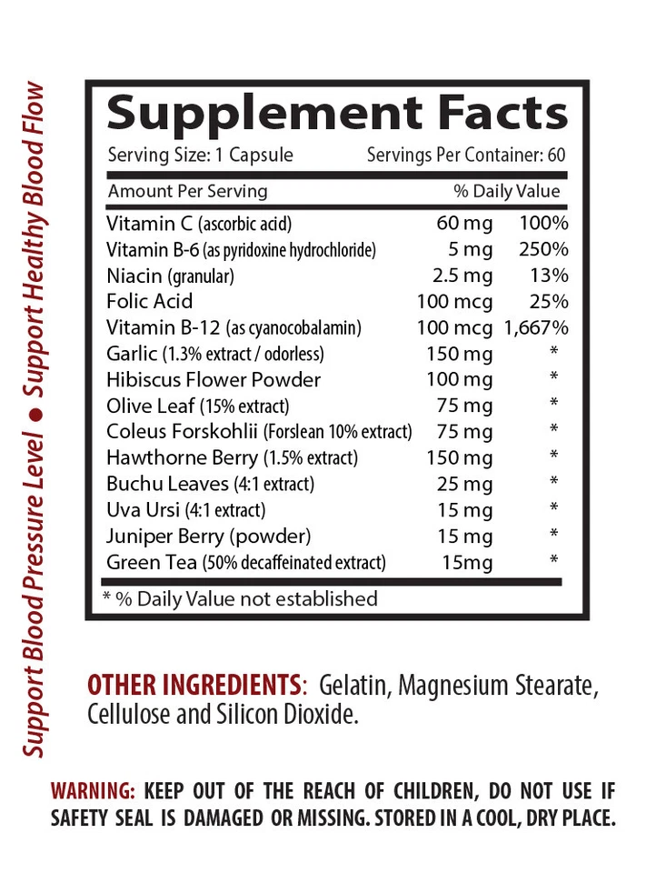 Витамины для поддержки иммунитета — КОНТРОЛЬ АРТЕРИАЛЬНОГО ДАВЛЕНИЯ — витамин С — 1 флакон - Изображение 2 из 4