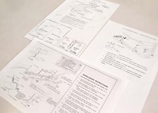 1957 Ford Fairlane Bumper Grille Wing Guard Rocker Panel Installation Diagrams