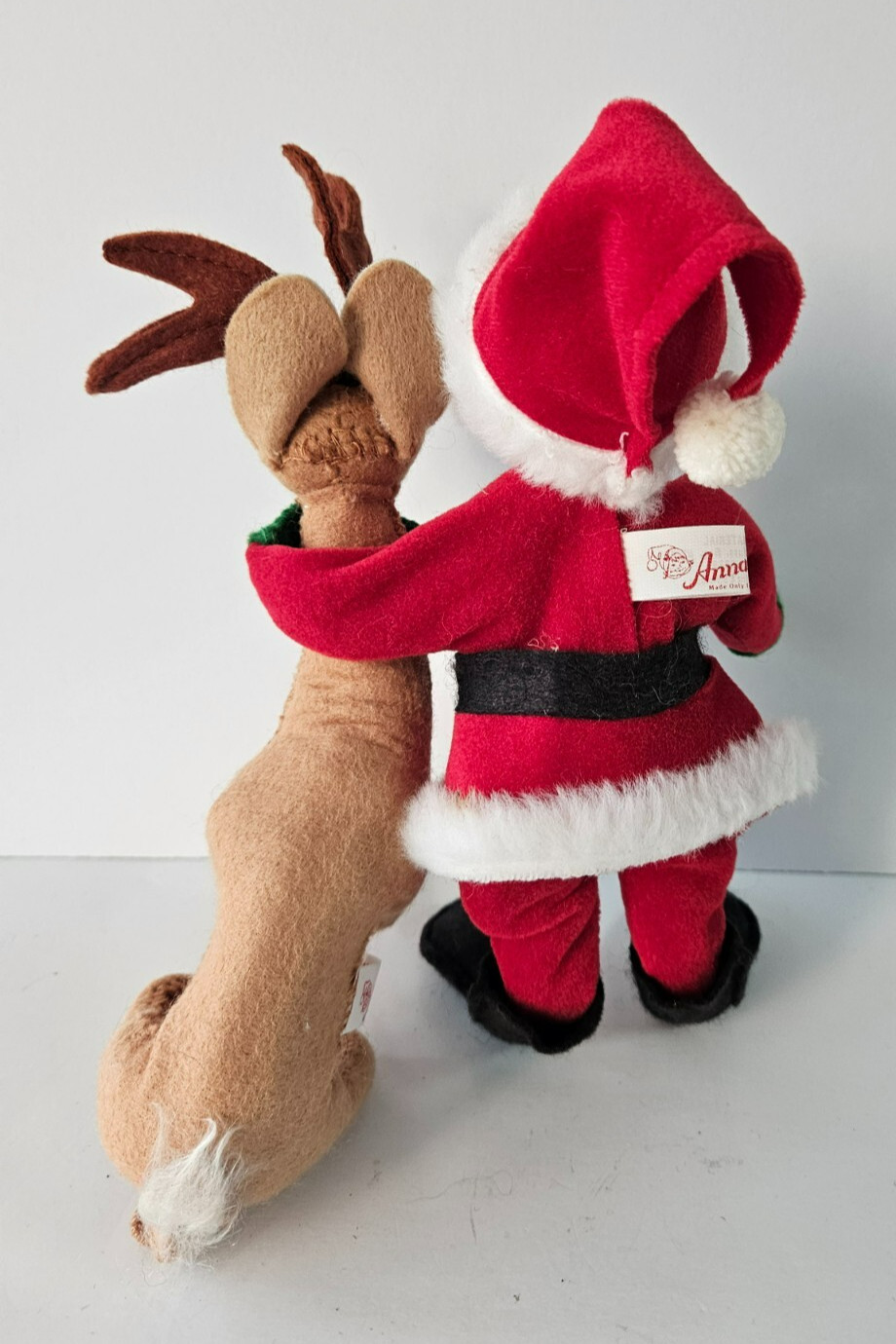 Vintage 1963 Annalee Santa Claus With Reindeer 8 1/2 " Tall