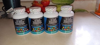 8 month supply 4 bottles Organic   Irish Sea Moss Bladderwrack DEAL!!!!!!!!
