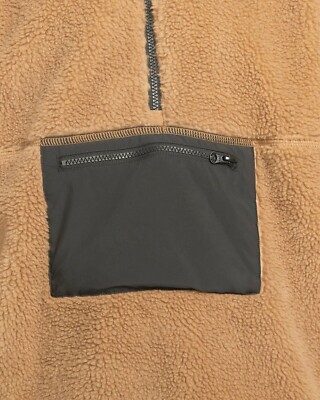 スウェット・トレーナー Nike Club Fleece+ Half Zip Anorak Driftwood Black - Asia Nike Men's Club Fleece+ 1/2 Half-Zip Fleece Top (US, Alpha