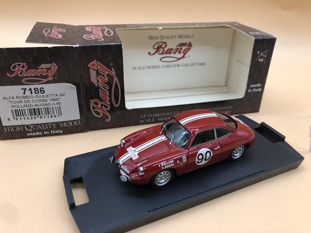 ミニカー #alfa romeo giulietta SZ #STREET1960RED TECNOMODEL TM18-42A Scale 1/18 | ALFA ROMEO GIULIETTA SZ
