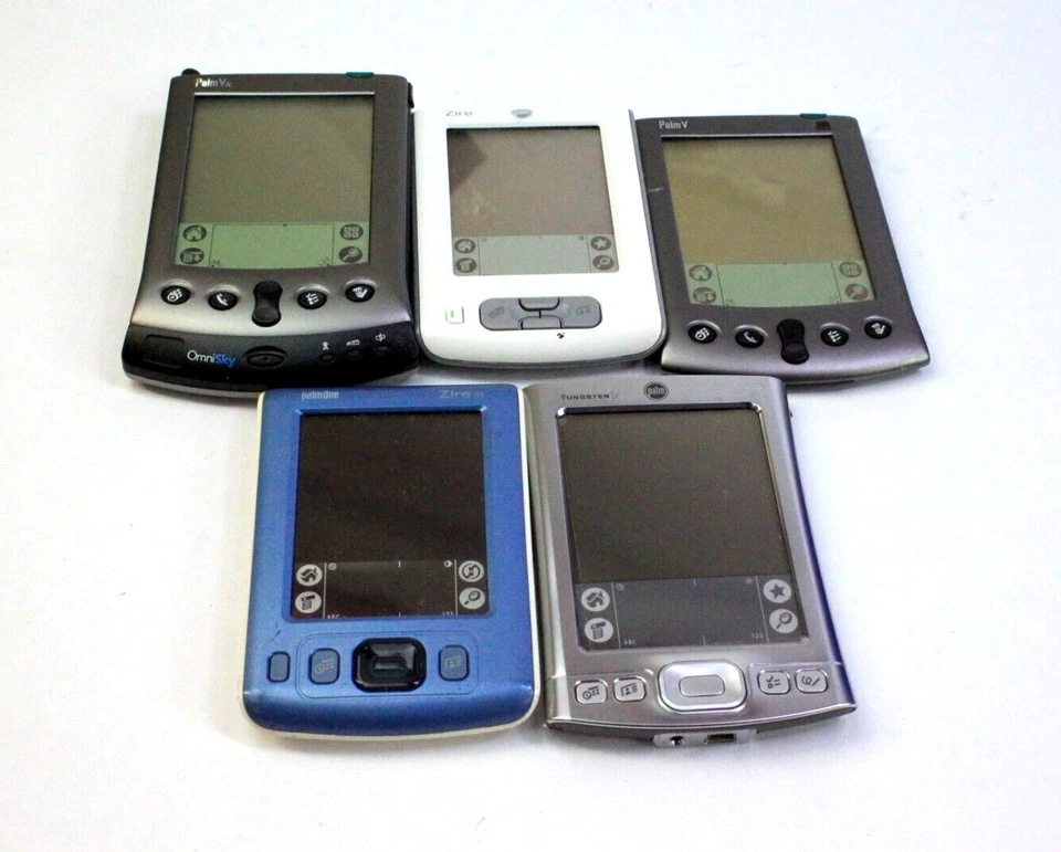 Lote de 5 Palm PDA 'S No Working Zire31 ZireM150 TungstenE PalmV & PalmVX TAL CUAL Foto 2 de 4