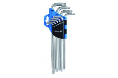 Torx Schlüssel extra lang Sechskantschlüssel 9 tlg Set - HT1W818 von Hogert