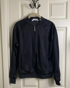 adidas track jacket logo back