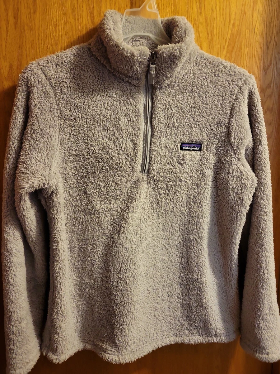 Patagonia Los Gatos Grey Fleece 1 4 Zip Pullover Sweater Women s