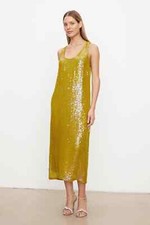 VELVET By Graham & Spencer Alena Sequin Tank Dress Aurora S $299 F8