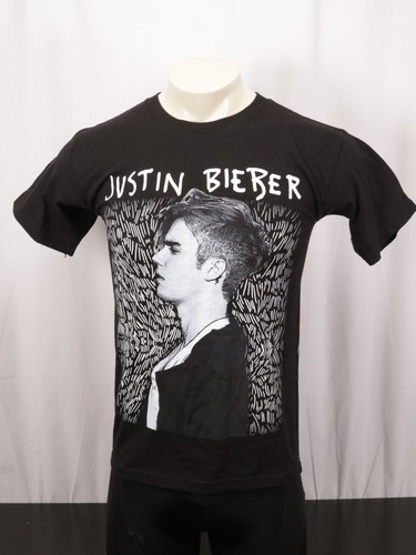 JUSTIN BIEBER Purpose World Tour 2016 Concert Black Tee T-Shirt -Size Small - Picture 1 of 7