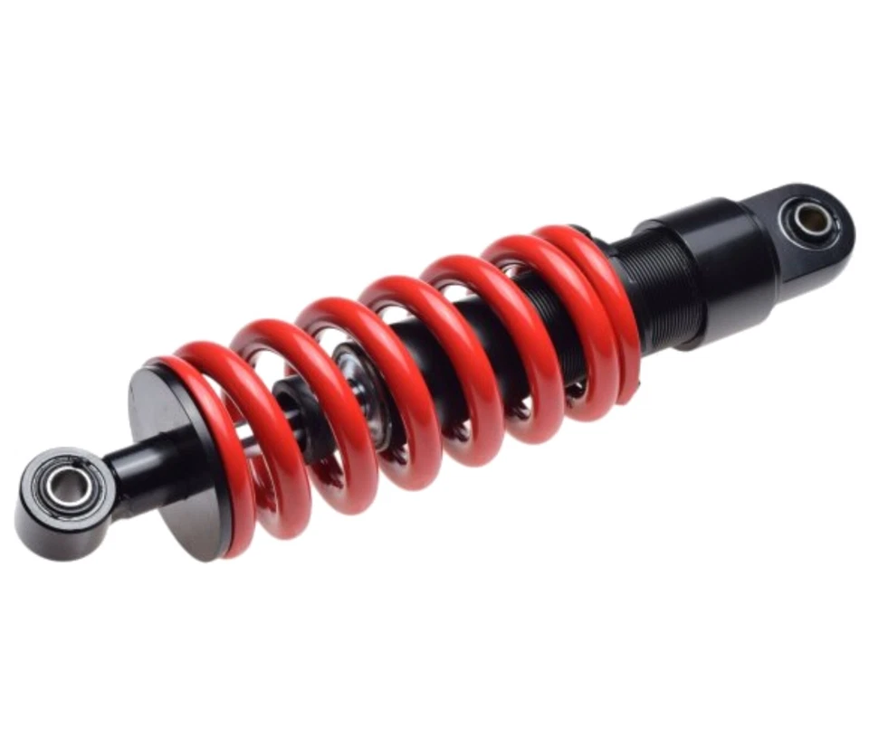 Ammortizzatore molla posteriore CNC 290mm nero rosso per ciclomotore RIEJU BETA RR RRT 50 - Immagine 3 di 4