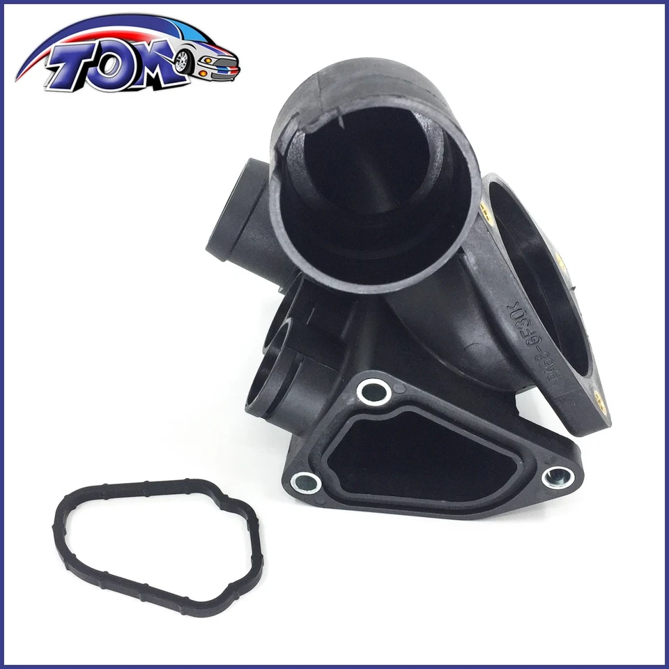 Carcasa termostato nueva para 99-09 Audi A3 TT VW EOS Eurovan Golf Jetta R32 Foto 4 de 4