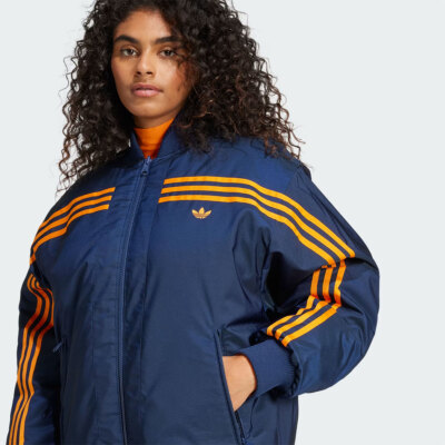 Adidas Originals Womens 70S REVERSIBLE OVERSIZED JACKET Adidas Originals Womens 70S REVERSIBLE OVERSIZED JACKET