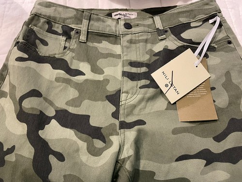 Nili Lotan Target Women's Camo Print High-Rise Ankle Length Skinny Jeans NWT 8 - Picture 6 of 6