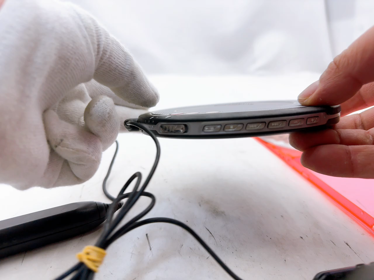 Panasonic SL-CT800 Portable CD Player WMA / MP3 Silver Black