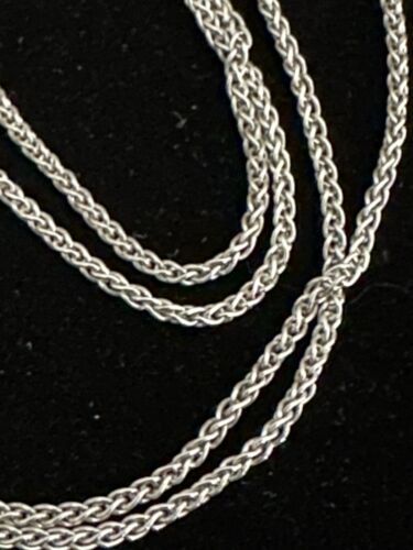 James Avery Deep in Heart of Texas Spiga Chain Necklace 21 In 53 cm Sterling 925 - Picture 7 of 12