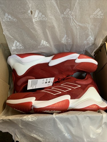 Adidas Impact FLX II IE9377 - rosso potenza 2/bianco da uomo taglia 10 nuovo con scatola - Foto 8 di 10