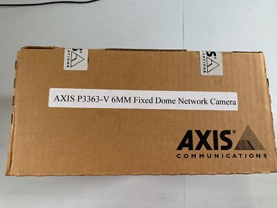 AXIS P3363-V 6mm Network Security Cam PoE SD/SDHC BRAND NEW SEALED