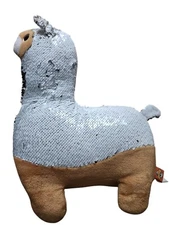 Adventure Planet Sequinimals Plush Llama Flip Sequins Stuffed Animal