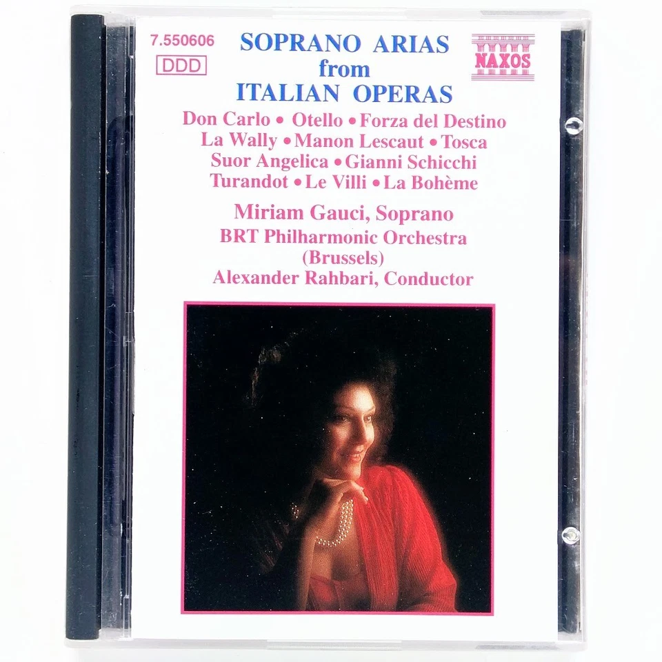 MiniDisc MD Musik Audio Album NAXOS Sopran Arien Italienische Opern Miriam Gauci