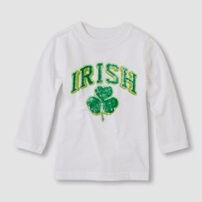 TCP TODDLER BABY BOY GIRL SHAMROCK IRISH T SHIRT TOP 6-9M ST PATRICK'S DAY