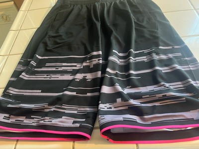 Anta Basketball /Casual Shorts . Black/Gray/Pink. With Pockets. Size 5 XL. NWOT.