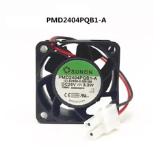 For SUNON PMD2404PQB1-A Fan DC 26V 3.3W 40*40*28mm 2Pin 4CM Inverter Cooling Fan
